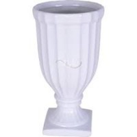 Vaso Porcelana G Branco  Vaso Porcelana G Branco